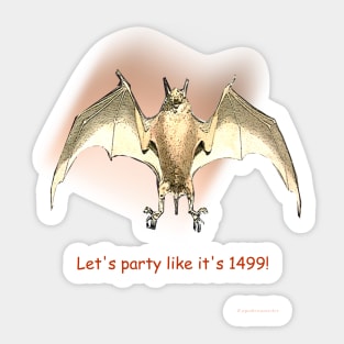 Dracula Party animal Sticker